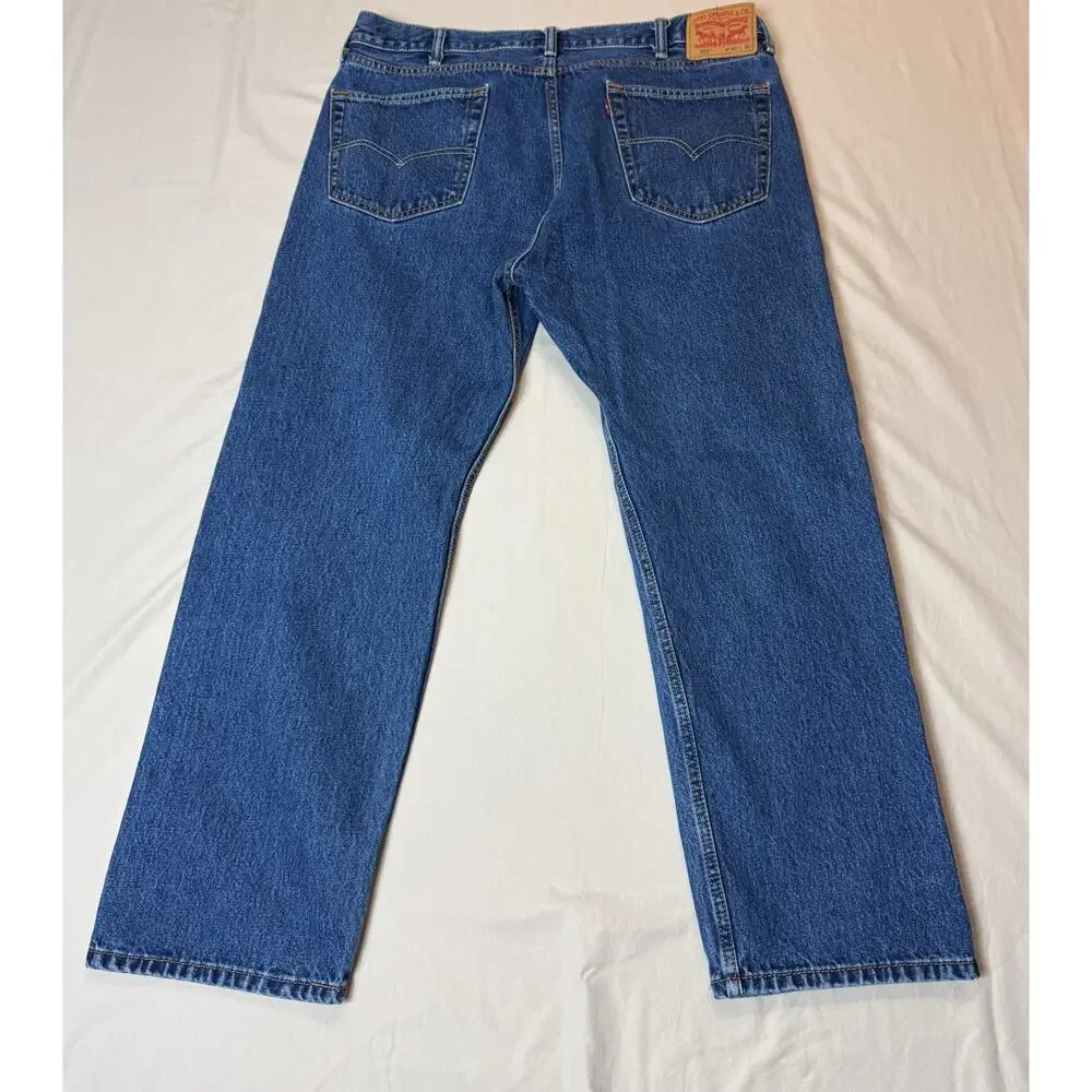 Mens Levi’s‎ 505 Regular Fit Jeans 40x30 Medium Wash Denim